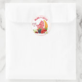 Fruit Sangria Wedding Runder Aufkleber (Tasche)