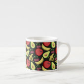 Fruit seamless pattern | colorful tropical fruit espressotasse (Rechts)