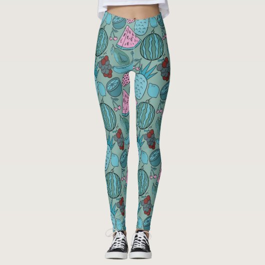Fruit seamless pattern | Fruit surface pattern 20 Leggings (Vorderseite)