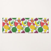 Fruit seamless pattern | Fruit surface pattern 22 Yogamatte (Vorderseite (Horizontal))
