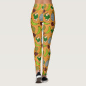 Fruit seamless pattern | Fruit surface pattern 23 Leggings (Rückseite)