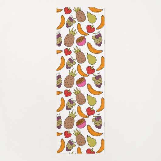 Fruit seamless pattern | Fruit surface pattern 33 Yogamatte (Vorderseite)