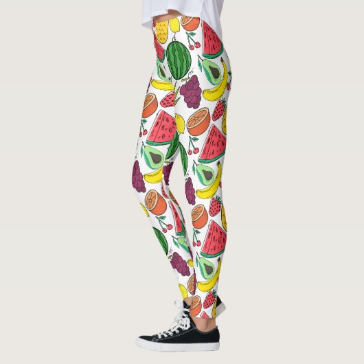 Fruit seamless pattern | Fruit surface pattern 37 Leggings (Links)