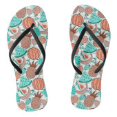 Fruit seamless pattern | Fruit surface pattern 39 Badesandalen (Fußbett)