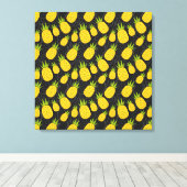 Fruit seamless pattern | Fruit surface pattern 4 Leinwanddruck (Insitu (Holzboden))