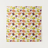 Fruit seamless pattern | Fruit surface pattern 50 Wandteppich (Vorderseite (Horizontal))
