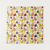 Fruit seamless pattern | Fruit surface pattern 50 Wandteppich (Vorderseite)