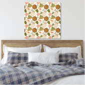Fruit seamless pattern | Fruit surface pattern 54 Leinwanddruck (Insitu (Schlafzimmer))
