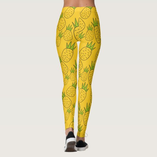Fruit seamless pattern | Fruit surface pattern 56 Leggings (Rückseite)