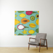 Fruit. Seamless vintage pattern Wandteppich (Beispiel (Horizontal))