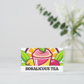 Fruit Smoothies | Restaurant Visitenkarte (Stehend Vorderseite)