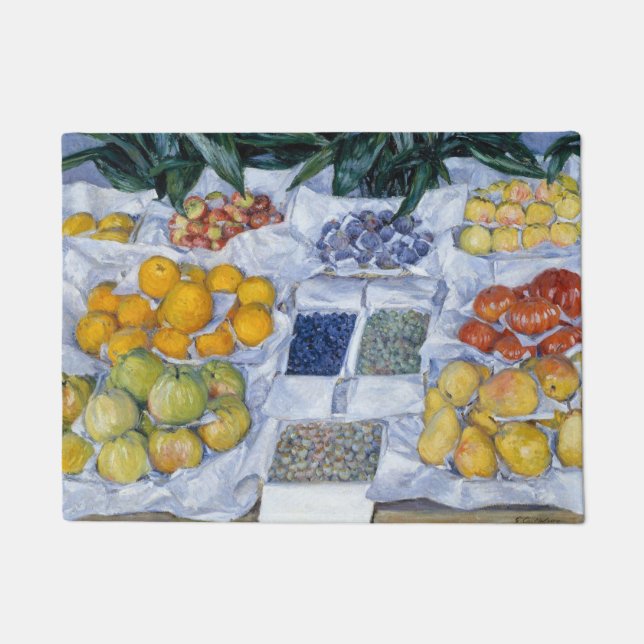 Fruit Stand By Gustave Caillebotte Fußmatte (Vorderseite)