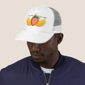 Fruit, Strawberry, orange Truckerkappe (Beispiel)