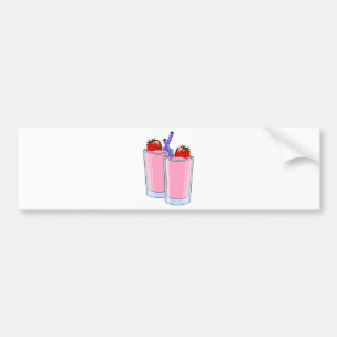 Fruit Sweet Smoothie Strawberry Dessert Destiny Autoaufkleber