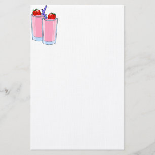 Fruit Sweet Smoothie Strawberry Dessert Destiny Briefpapier