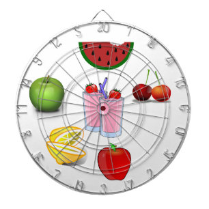 Fruit Sweet Smoothie Strawberry Dessert Destiny Dartscheibe