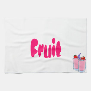 Fruit Sweet Smoothie Strawberry Dessert Destiny Geschirrtuch