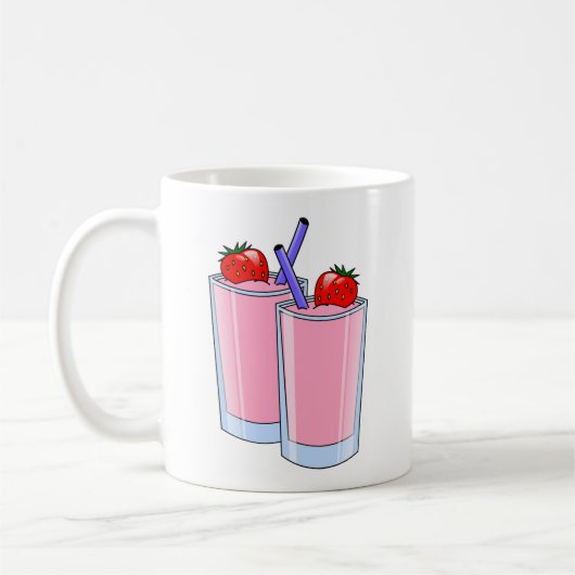 Fruit Sweet Smoothie Strawberry Dessert Destiny Kaffeetasse (Links)