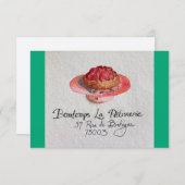 Fruit Tartlette Dankeskarte (Vorne/Hinten)