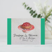 Fruit Tartlette Dankeskarte (Stehend Vorderseite)