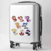 Fruit Theme Chibi Anime Stickers Aufkleber (Koffer)