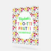 Fruit Two-tti Frutti 2nd Birthday Acrylschild (Winkel)