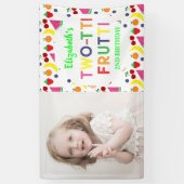 Fruit Two-tti Frutti 2nd Birthday Banner (Vertikal)