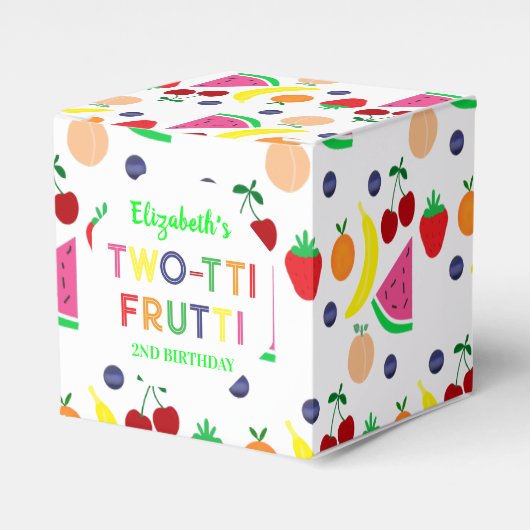 Fruit Two-tti Frutti 2nd Birthday Geschenkschachtel (Vorderseite)