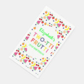 Fruit Two-tti Frutti 2nd Birthday Napkins Serviette (Ecke)