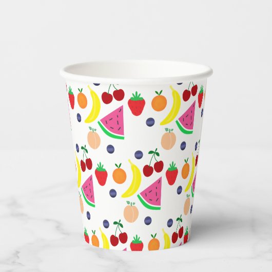 Fruit Two-tti Frutti 2nd Birthday Pappbecher (Rückseite)