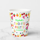 Fruit Two-tti Frutti 2nd Birthday Pappbecher (Vorderseite)