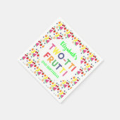Fruit Two-tti Frutti 2nd Birthday Serviette (Ecke)