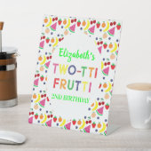 Fruit Two-tti Frutti 2nd Birthday Sockelschild (In SItu)