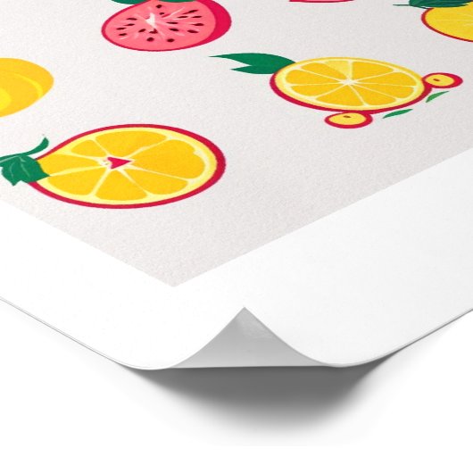 FRUIT WALL ART POSTER (Ecke)