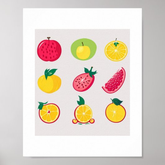 FRUIT WALL ART POSTER (Vorne)
