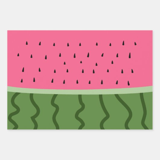 Fruit Watermelon Geschenkpapier Set (Vorderseite 3)