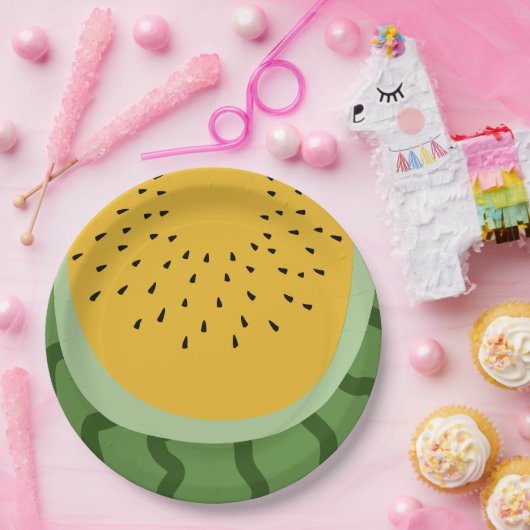 Fruit Watermelon Pappteller (Party)