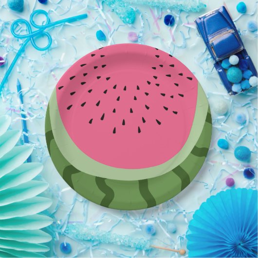 Fruit Watermelon Pappteller (Party)