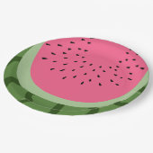 Fruit Watermelon Pappteller (Schrägansicht)