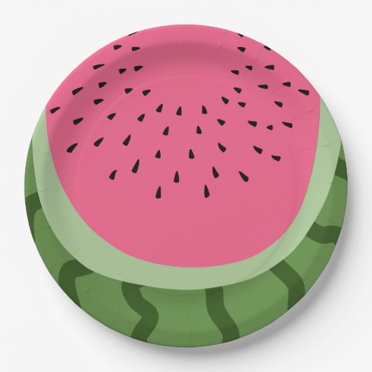 Fruit Watermelon Pappteller (Vorderseite)