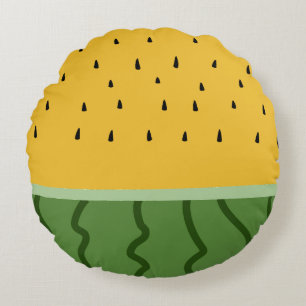 Fruit Watermelon Rundes Kissen