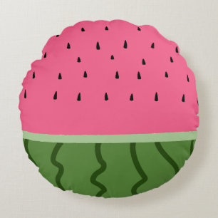 Fruit Watermelon Rundes Kissen