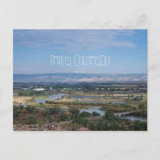 Fruita, Colorado von Dinosaur Hill Postkarte (Vorderseite)
