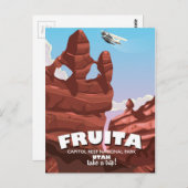 Fruita Hauptstadt Reef Nationalpark Utah Postkarte (Vorne/Hinten)