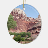 Fruita, Hauptstadts-Riff-Nationalpark, Utah, USA 4 Keramikornament (Links)