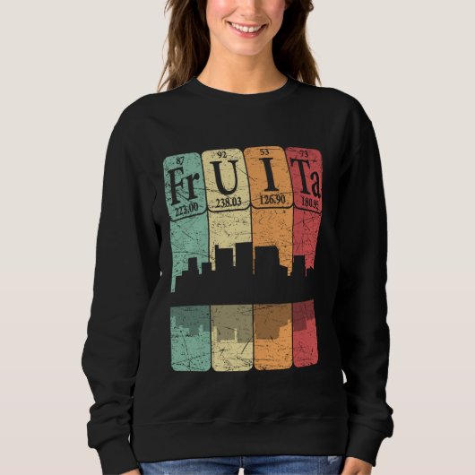 Fruita Periodic Table Elements Fruita Colorado Ret Sweatshirt (Vorderseite)