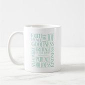 Fruitage of the Spirit Galatians 5 Kaffeetasse (Links)