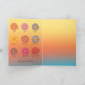 Fruitage of the spirit With Zinnias Karte (Innenseite)