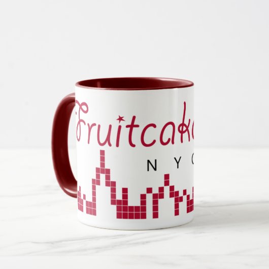 Fruitcake City Tasse (Vorderseite Links)