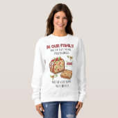 Fruitcake Family Ugge Weihnachts Sweater T - Shirt (Vorne ganz)